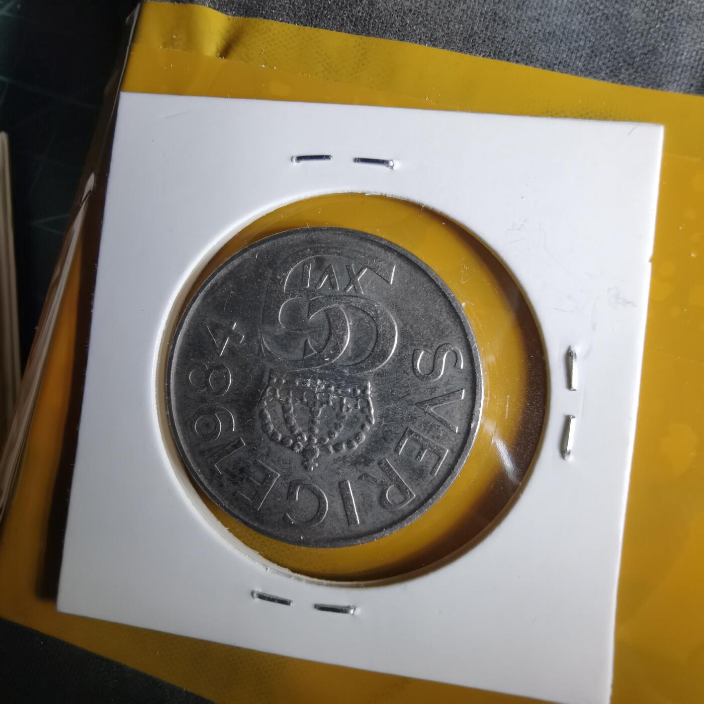 沼泽如烟--第1057场 瑞典1984年5克朗