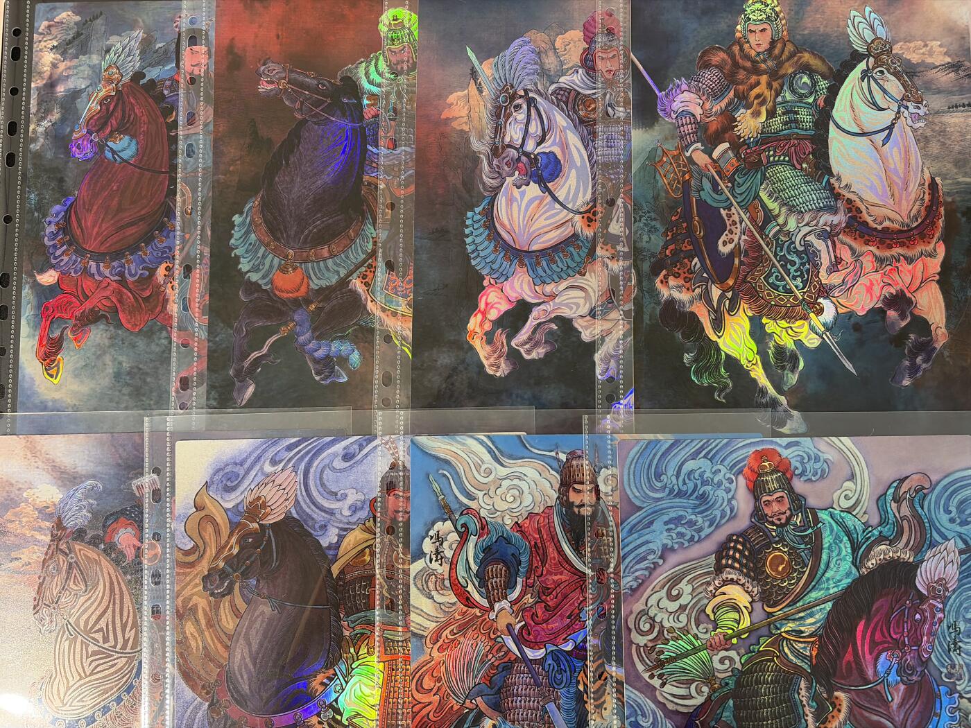 NO.30 好又多金牌大场，每周一站式配齐，方便凑单！（周6晚9点截拍，卖家送拍0抽成！） 齐卡 三国二十四名将 冯涛 五虎+魏延+颜良文丑 彩闪A4大卡8张