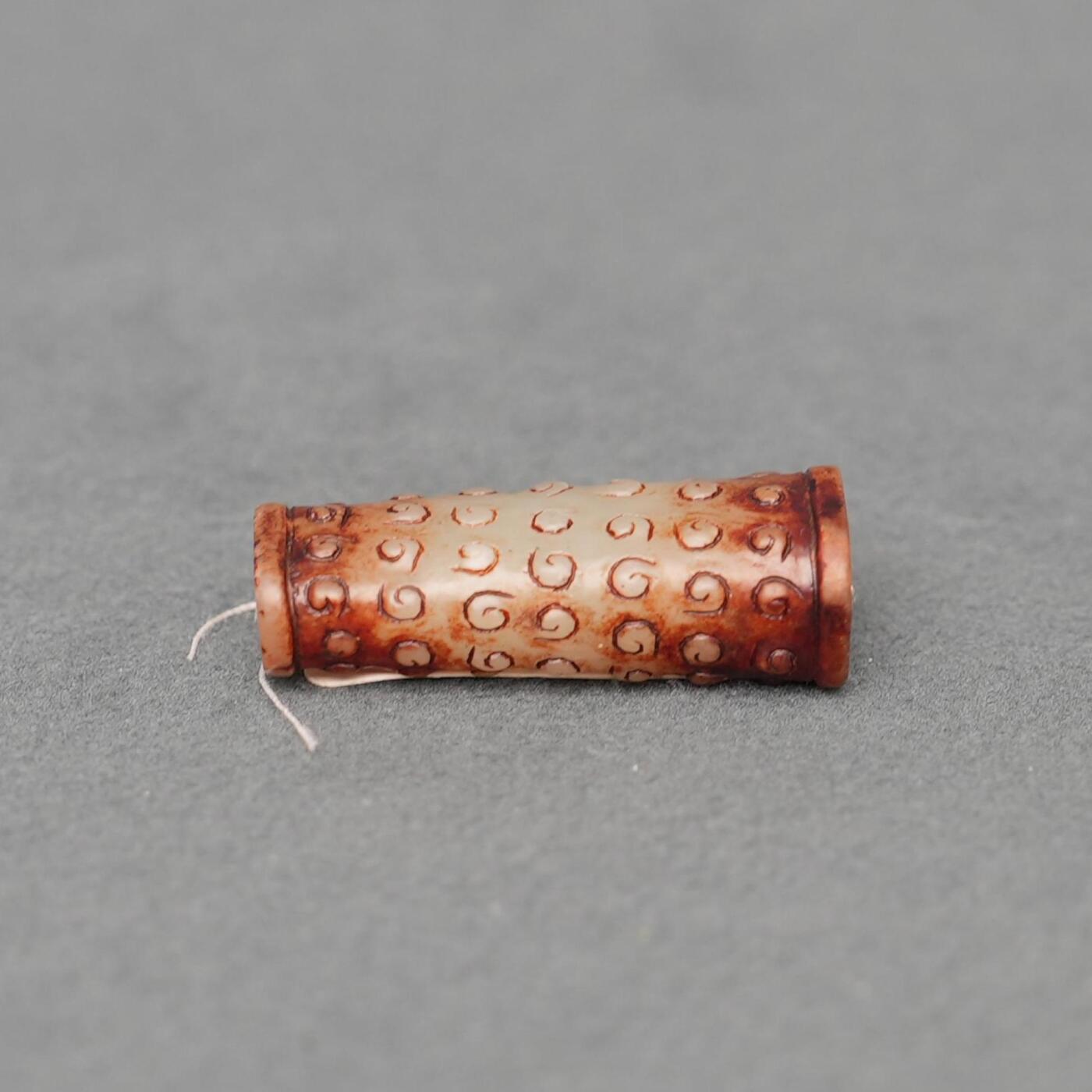  碧月说宝.韫玉流光-南京文物公司明清玉器专场（二） 玉谷纹勒子