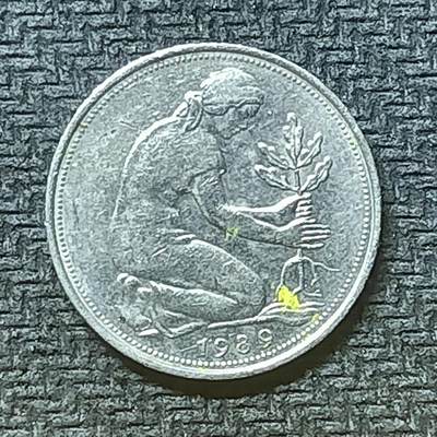 逸泉钱币2026第十九场世界钱币纪念币B2310-2754 2381联邦德国1989年50芬尼