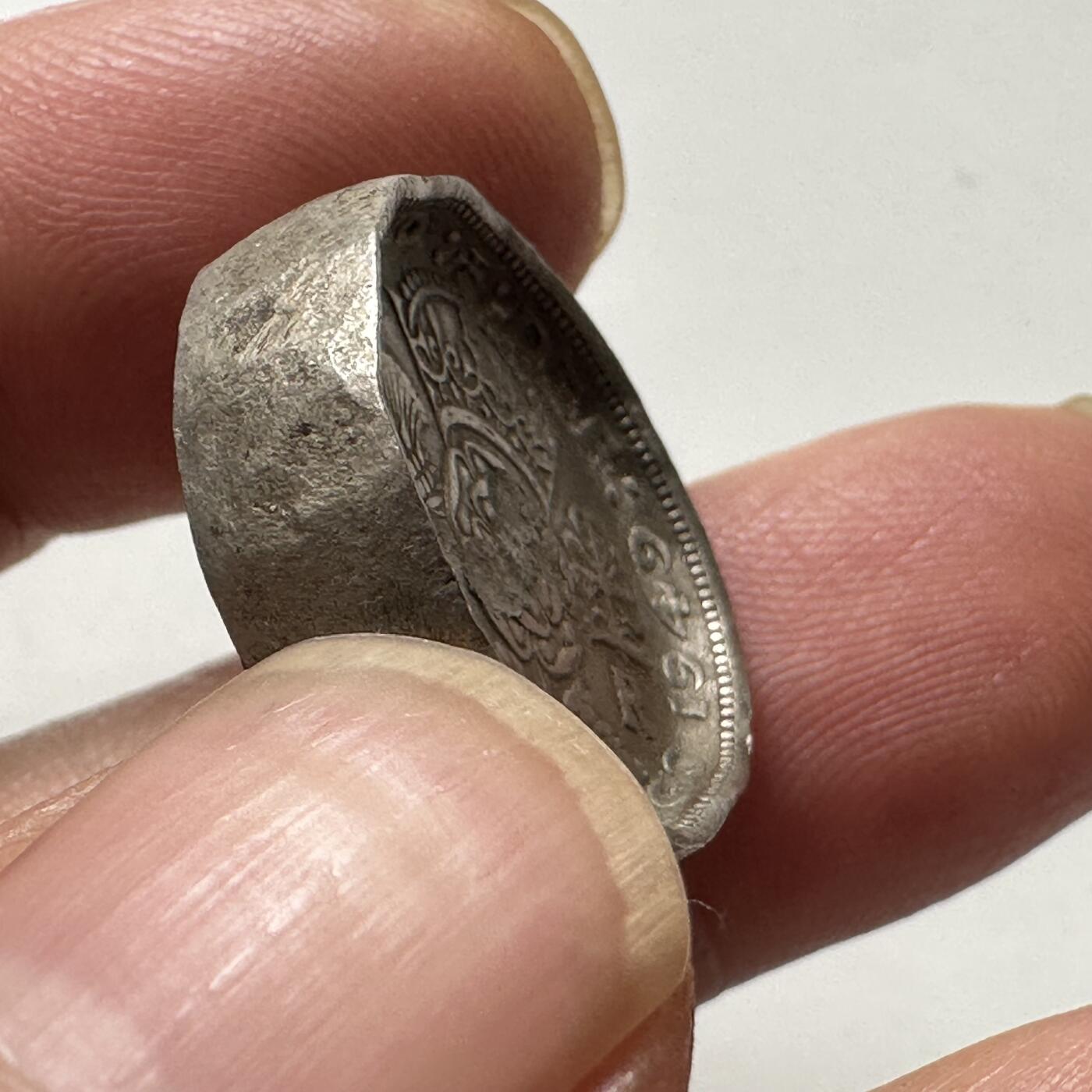 🌹外币初藏🌹🐯2026年第43场   每周二四六晚8️⃣点  世界硬币 英国1949年2先令 手工捶打