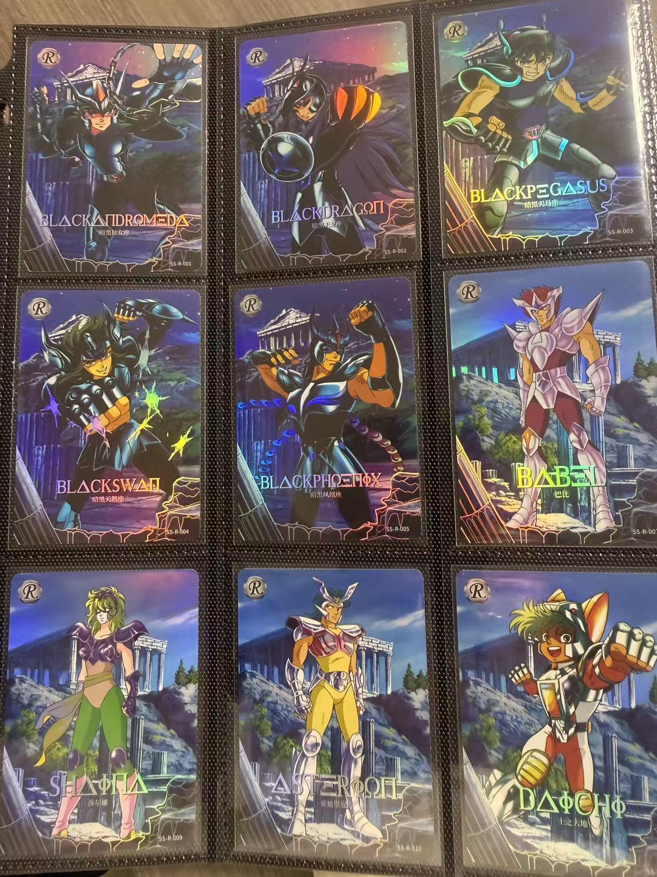 第111期阳大大卡牌拍卖第111期（持续收拍品，周五晚上九点截拍，进群福利早知道） 日漫 圣斗士星矢 人物卡 车田正美 散卡15张 彩闪 带卡页卡膜