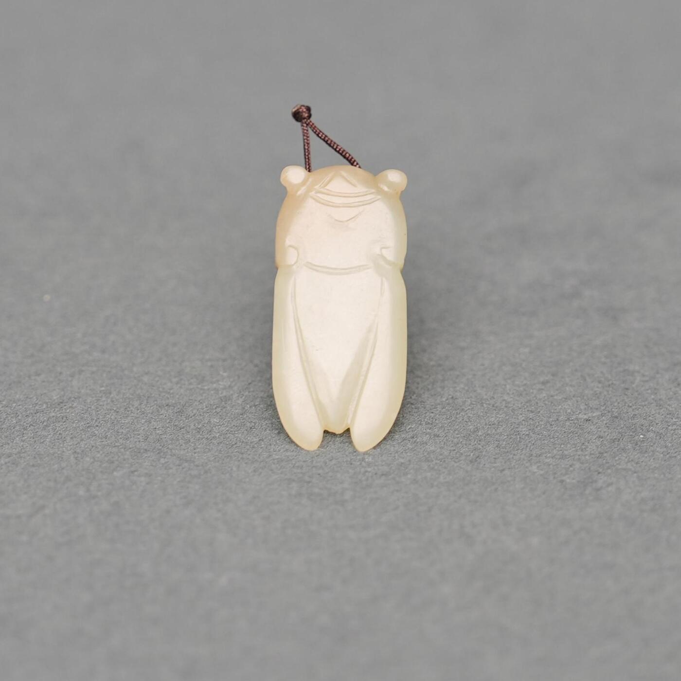  碧月说宝.韫玉流光-南京文物公司明清玉器专场（二） 小玉蝉