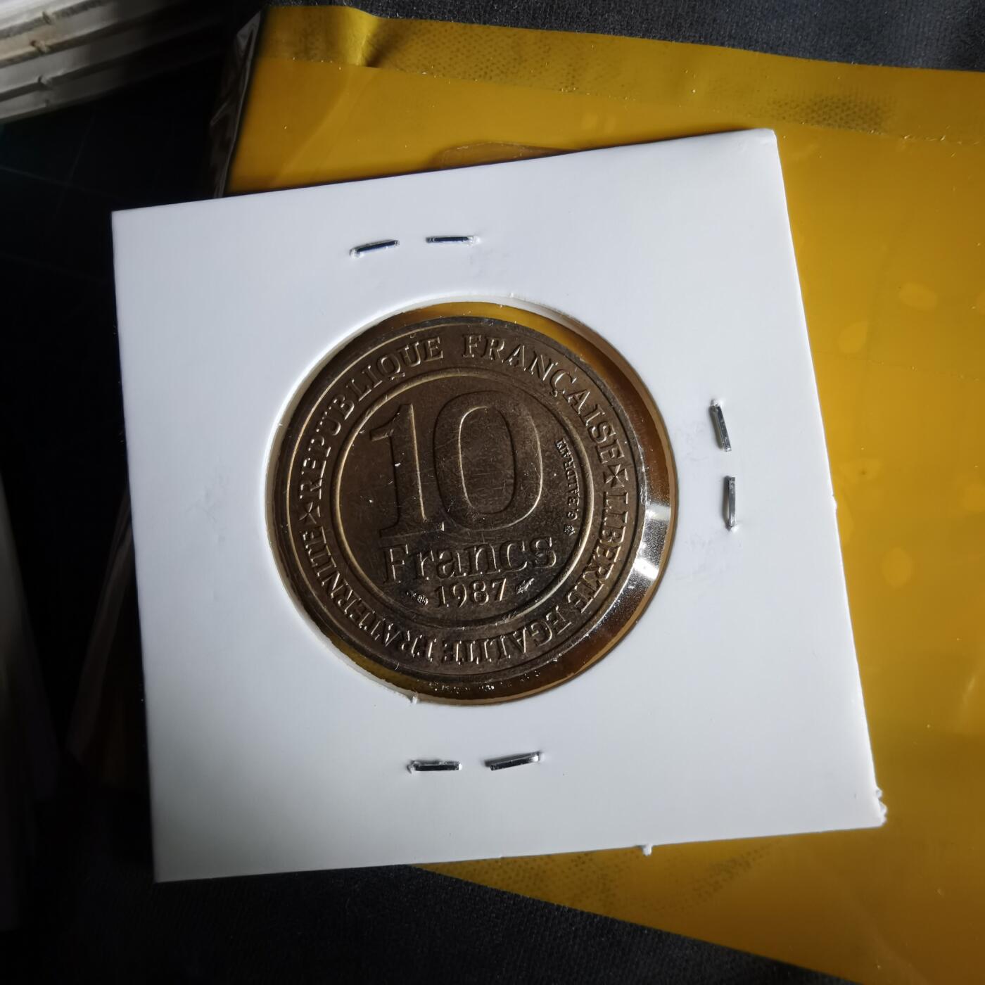 沼泽如烟--第1059场 法国1987年10法郎纪念币