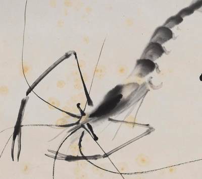 碧月说宝.近现代书画专场（九） 齐良已 墨虾