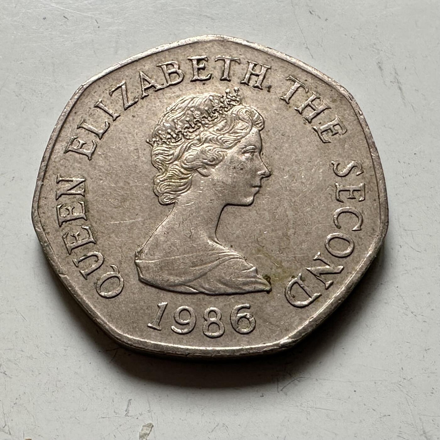 🌹外币初藏🌹🐯2026年第43场   每周二四六晚8️⃣点  世界硬币 泽西岛1986年20便士