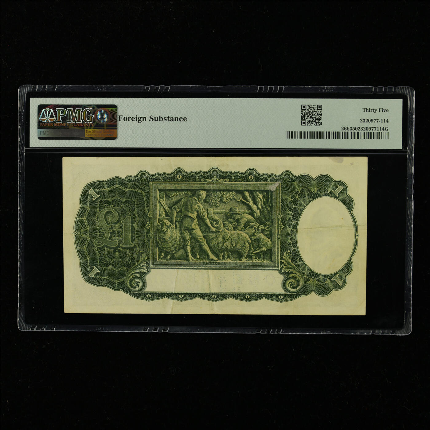 【亘邦集藏】第228期拍卖 1942年 澳大利亚1镑 PMG 35 H/23 413627