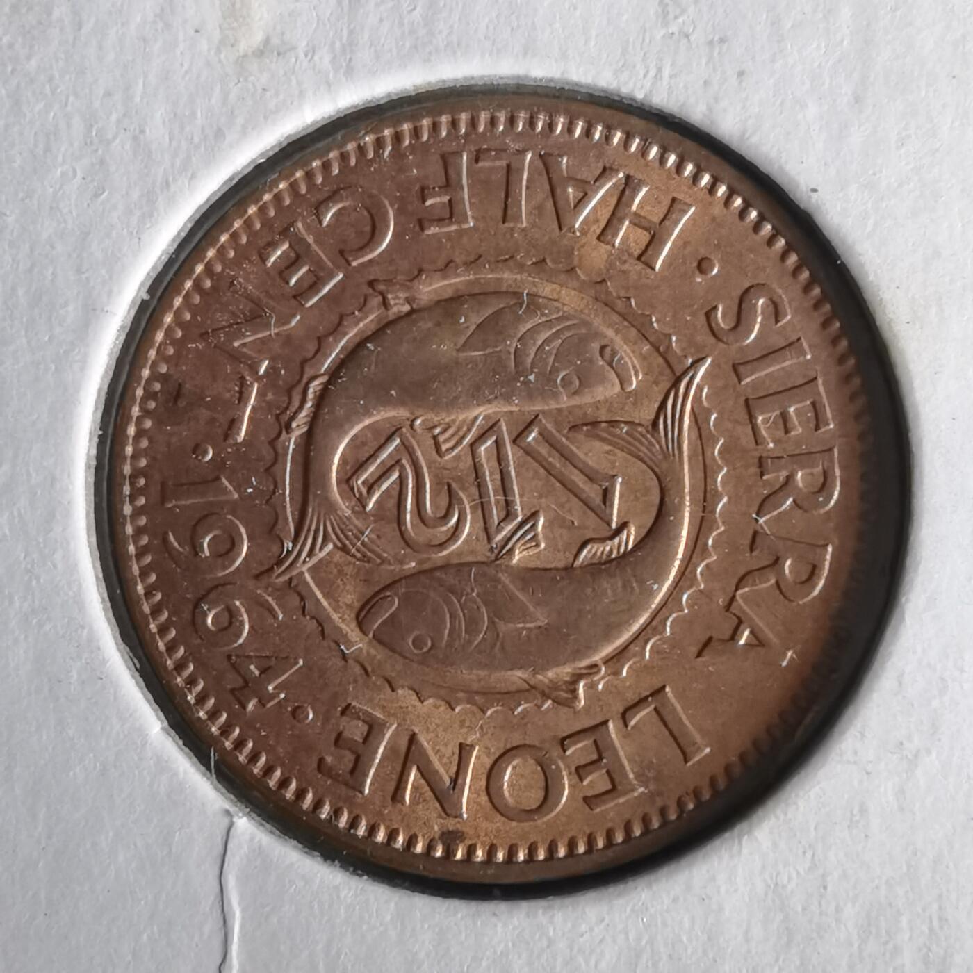 沼泽如烟--第1059场 塞拉利昂1964年半分