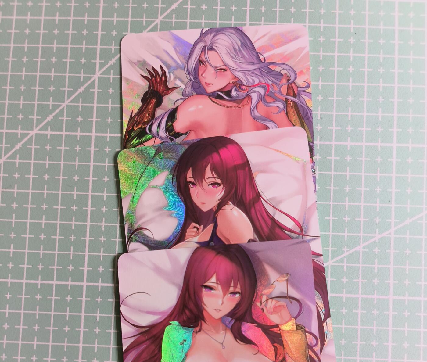 C先生卡牌 第27期 持续收拍品中…零手续费代拍 【彩闪】枕边尤物 3张 艺术