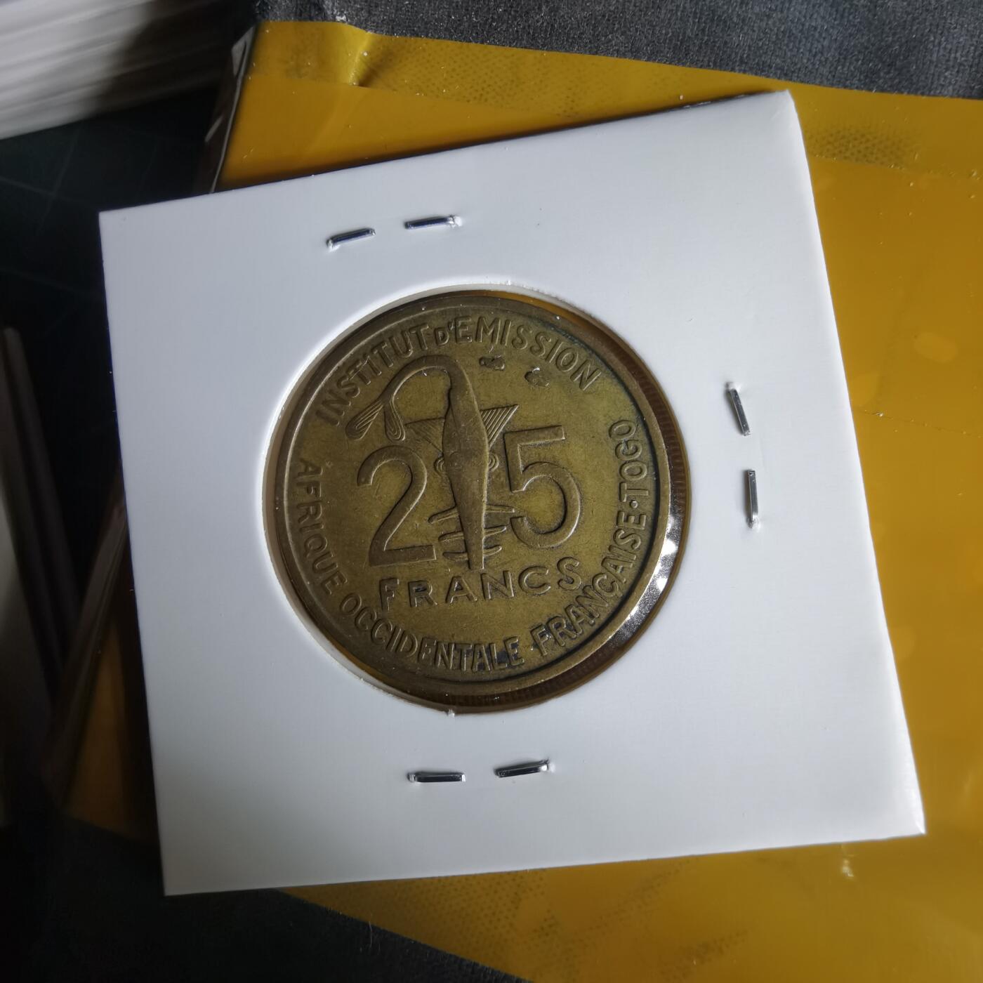 沼泽如烟--第1059场 多哥1957年25法郎