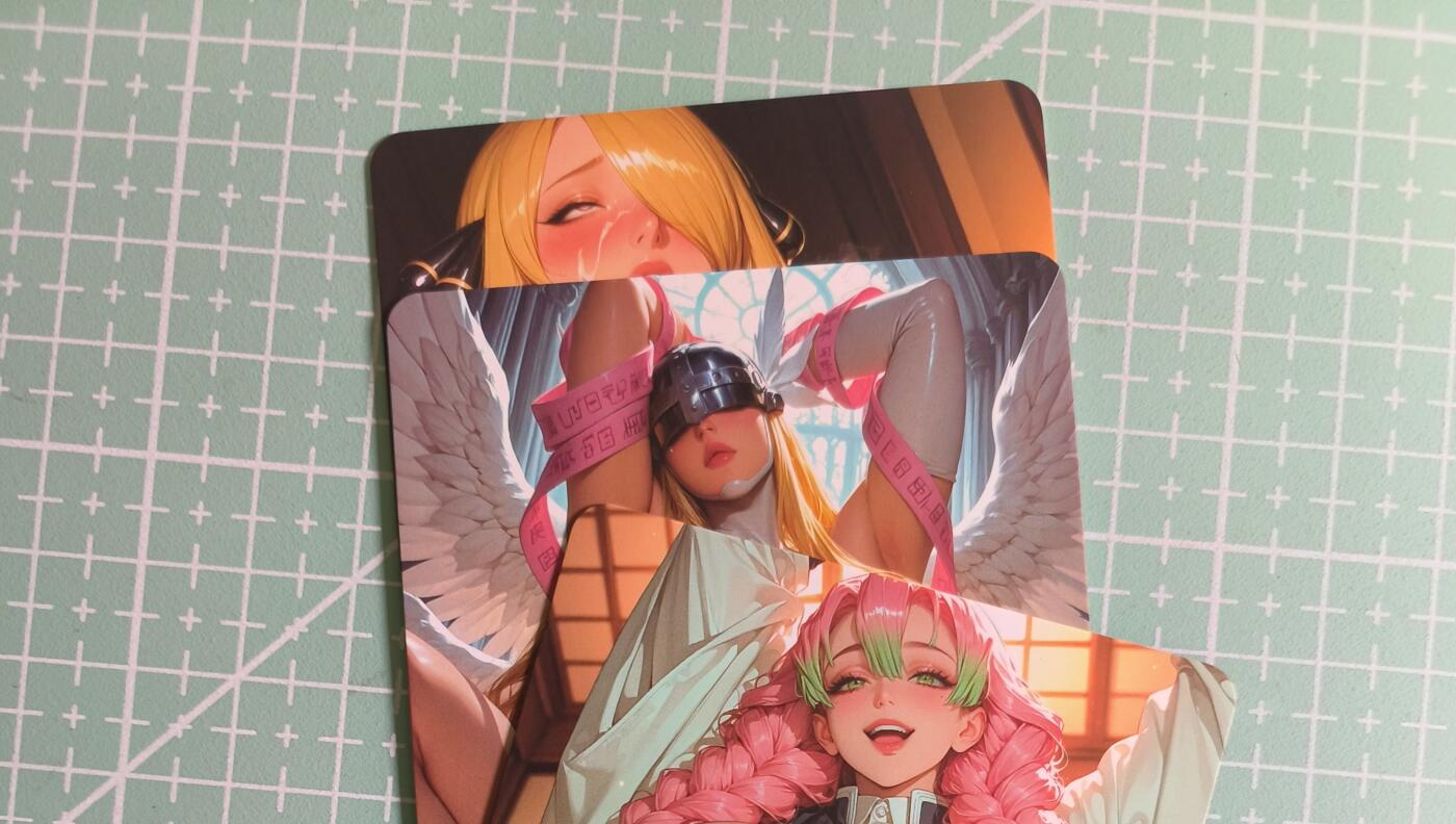 C先生卡牌 第27期 持续收拍品中…零手续费代拍 【彩闪】墨卡文化《大雷芳华》3张 艺术卡