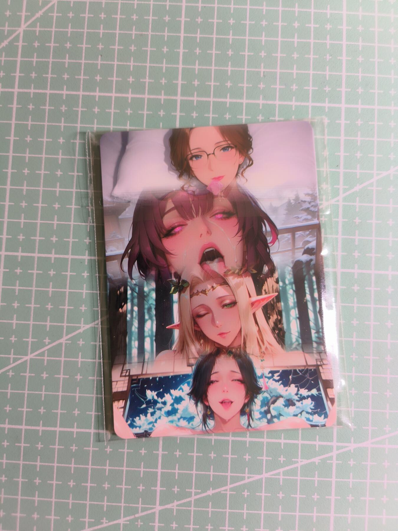 C先生卡牌 第27期 持续收拍品中…零手续费代拍 【彩闪】游戏·动漫·卡通·古风  4张 艺术卡