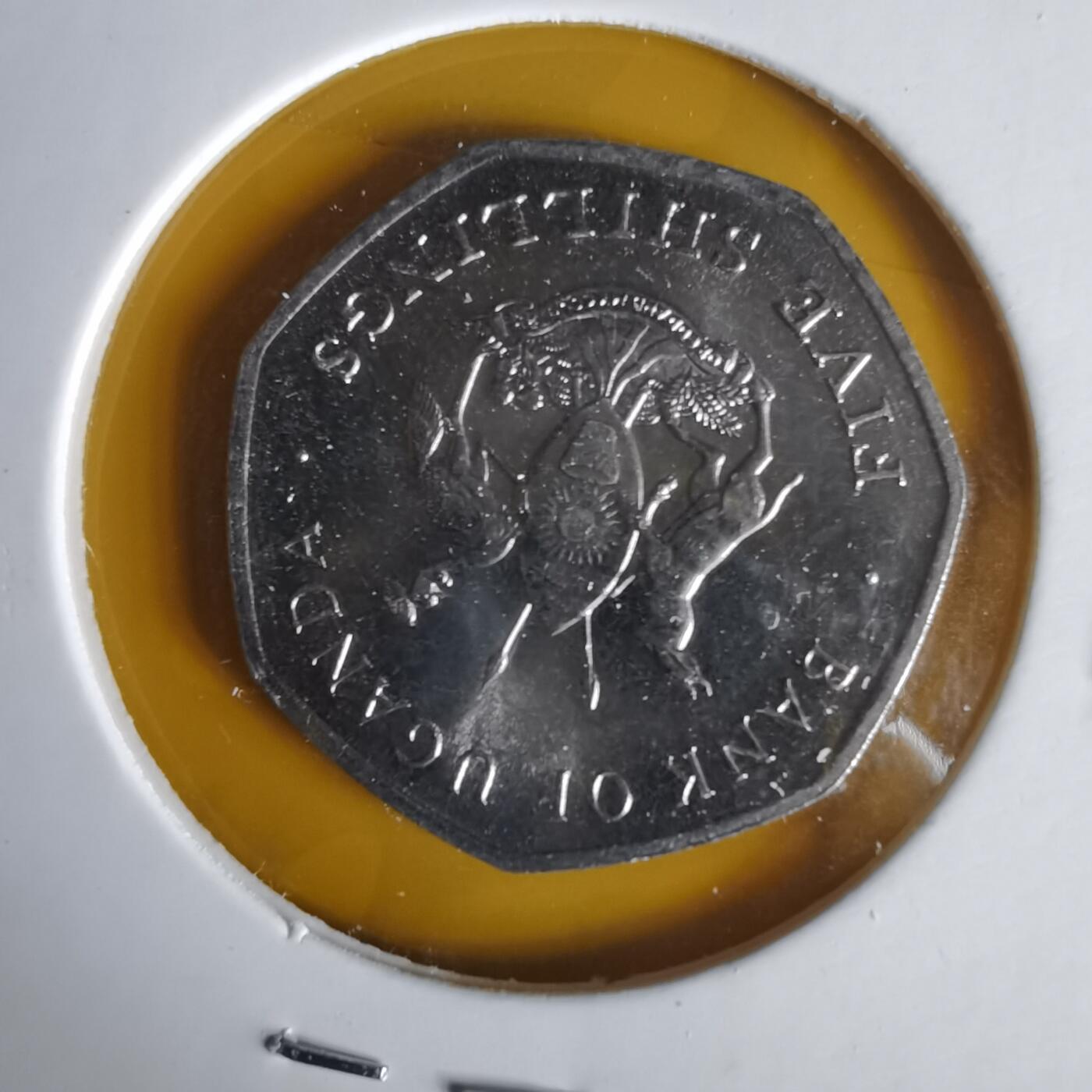 沼泽如烟--第1059场 乌干达1987年5先令