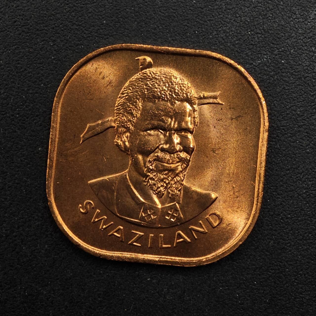 【淘币小摊】实时拍第八百九十二拍   散币场    每周一统一发货 斯威士兰1982年2分铜币