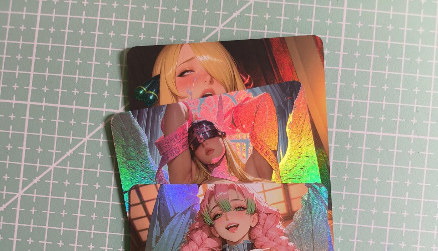 C先生卡牌 第27期 持续收拍品中…零手续费代拍 【彩闪】墨卡文化《大雷芳华》3张 艺术卡