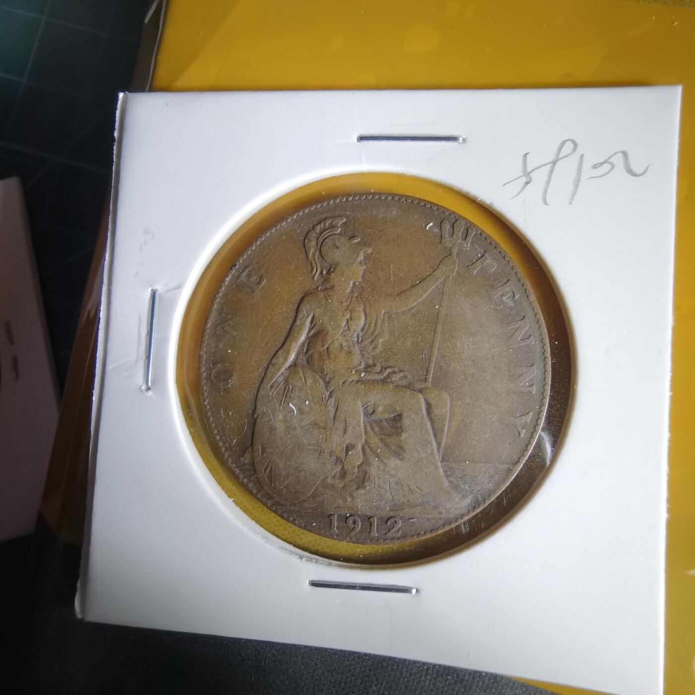 沼泽如烟--第1059场 英国1912年1便士