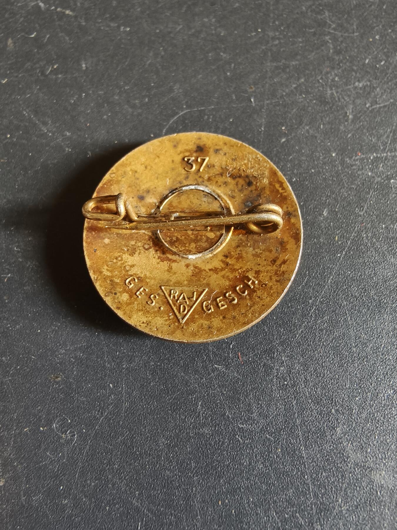 老王徽章第192期 德三帝国劳役团4/305分队证章