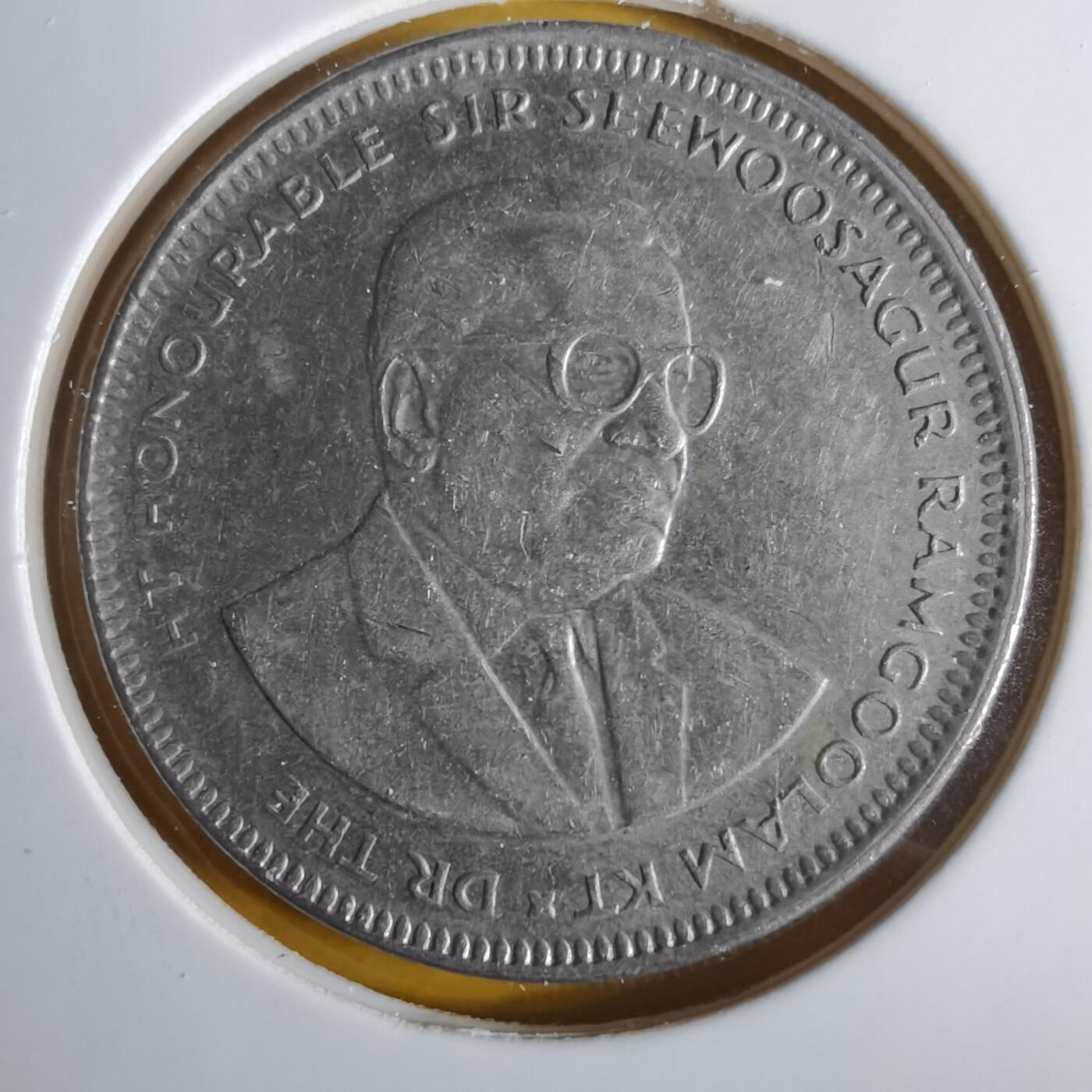 沼泽如烟--第1057场 毛里求斯2010年1卢比