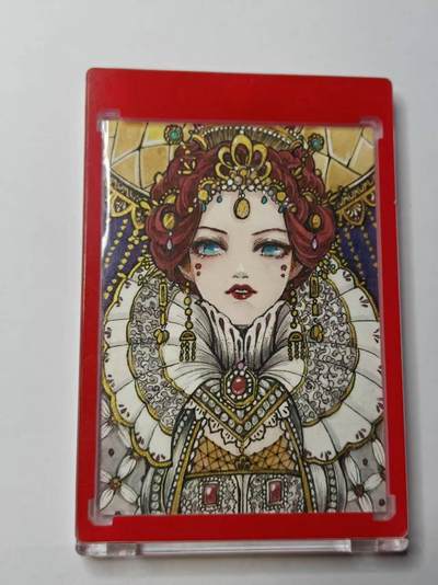 龙虎卡牌-八三场（满200元包邮，无佣金，每周六结拍，欢迎送拍） - 【亲签】手绘卡  欧风美女 画师：自己看