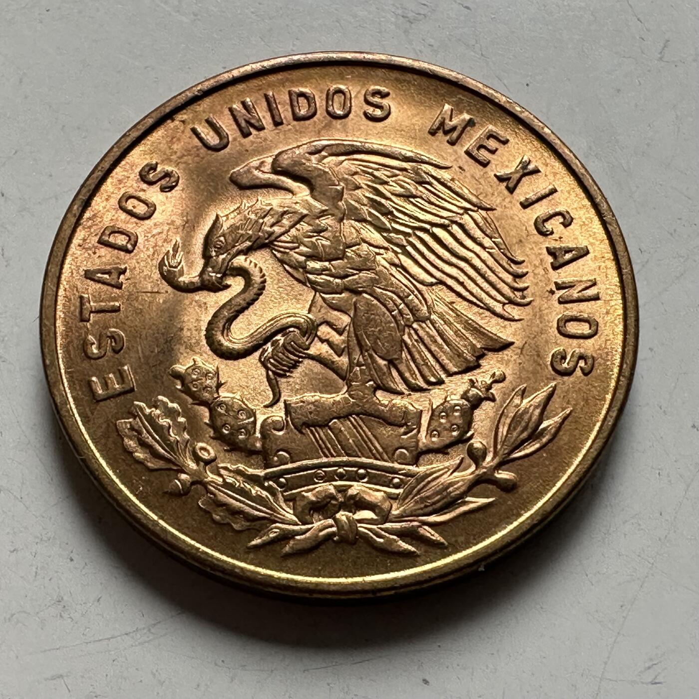 🌹外币初藏🌹🐯2026年第43场   每周二四六晚8️⃣点  世界硬币 墨西哥1961年五分