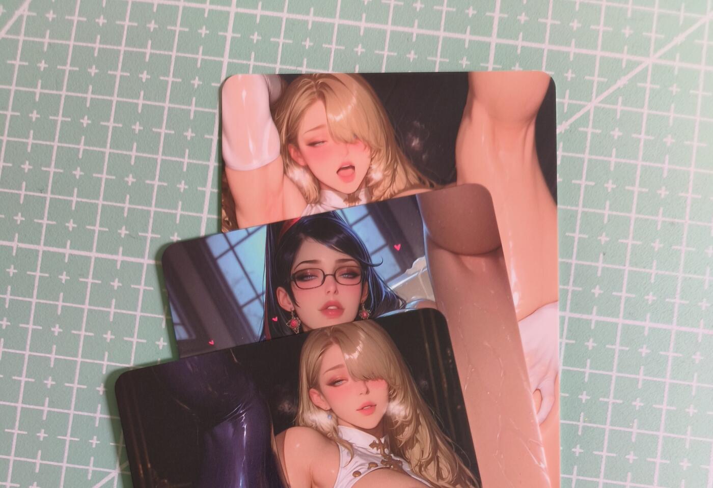 C先生卡牌 第27期 持续收拍品中…零手续费代拍 【彩闪】墨卡文化《大雷芳华》3张 艺术卡