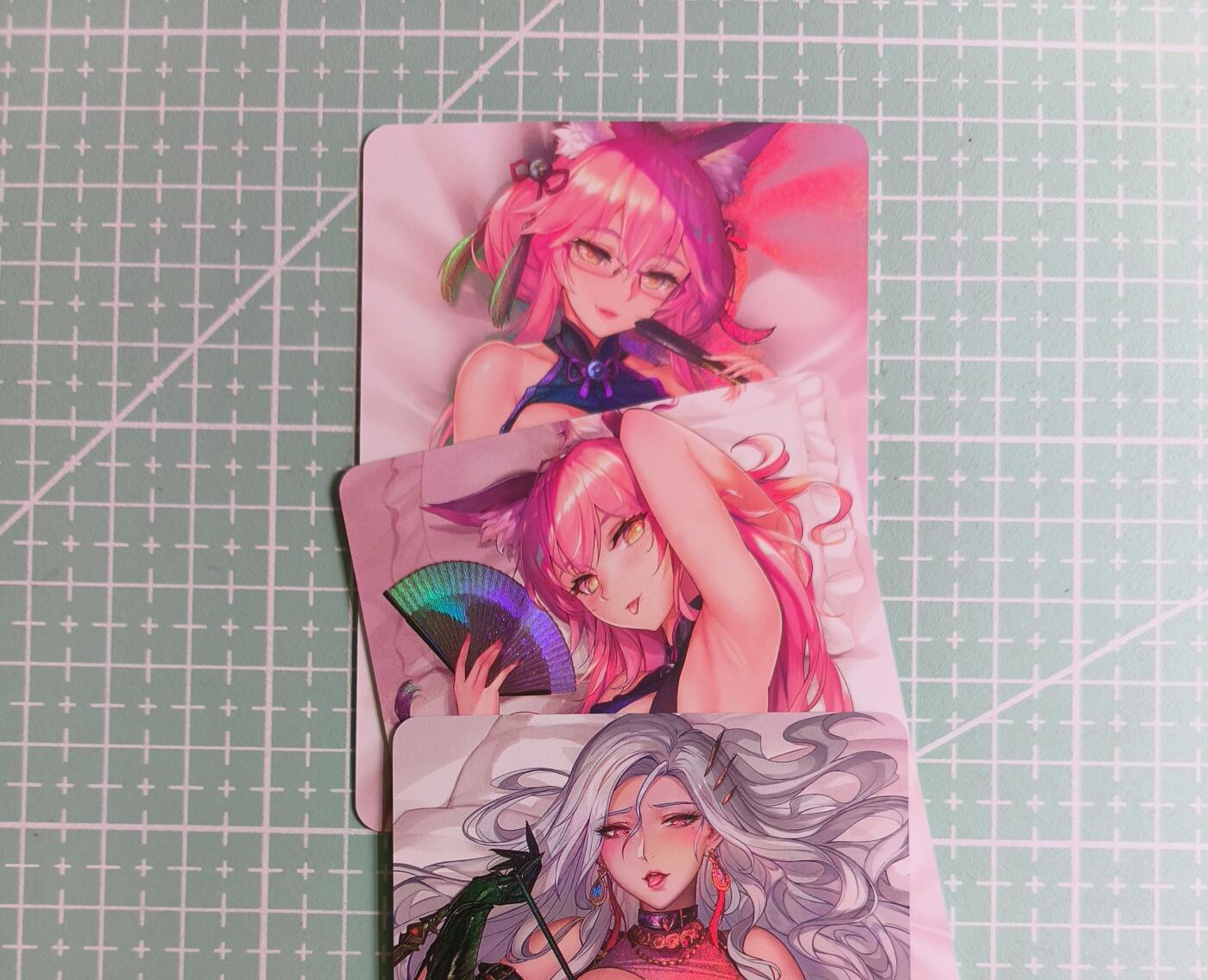 C先生卡牌 第27期 持续收拍品中…零手续费代拍 【彩闪】枕边尤物 3张 艺术