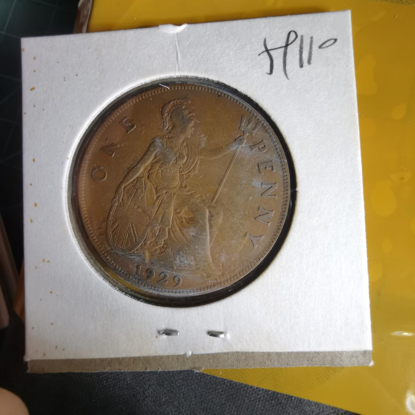 沼泽如烟--第1059场 英国1929年1便士