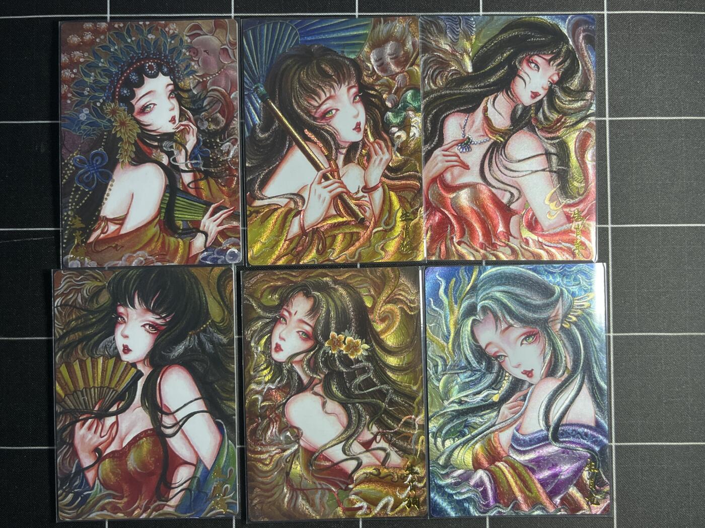 欢迎送拍、零成本上架，释放现金流，合理分配上拍卡品 【折光一套】太乙 12生肖一套 墨婉文化