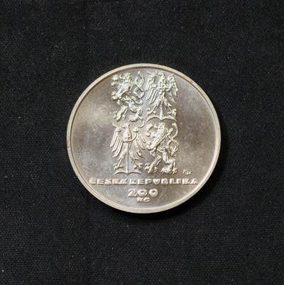 甄臻铺-世界币章拍卖（第60期），甄品场拍品征集中，送拍享返佣金等优惠多多 捷克1999年 北约成立50周年纪念银币 约13.15克900银 少见品种 品相UNC