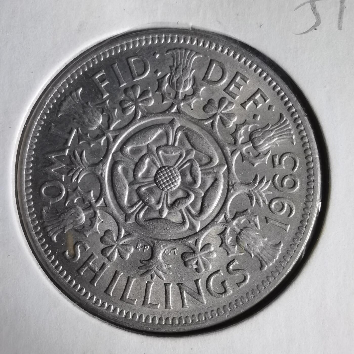 沼泽如烟--第1059场 英国1965年2先令