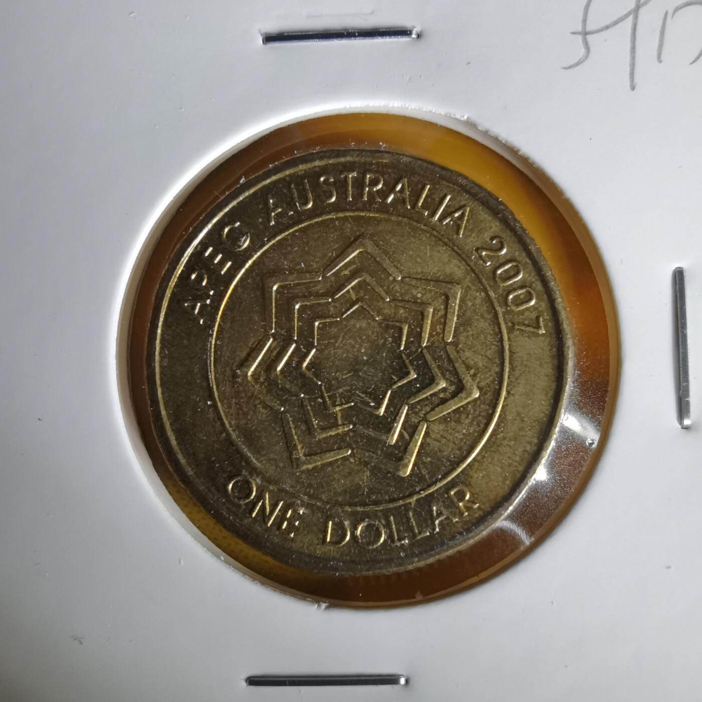 沼泽如烟--第1059场 澳大利亚2007年一元纪念币