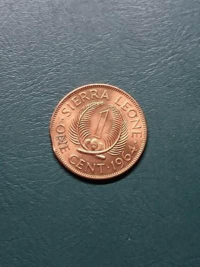 松南世界钱币——260415 塞拉利昂错版1分铜币
