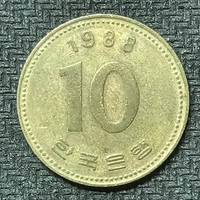 逸泉钱币2026第十九场世界钱币纪念币B2310-2754 2344韩国1988年10韩元硬币