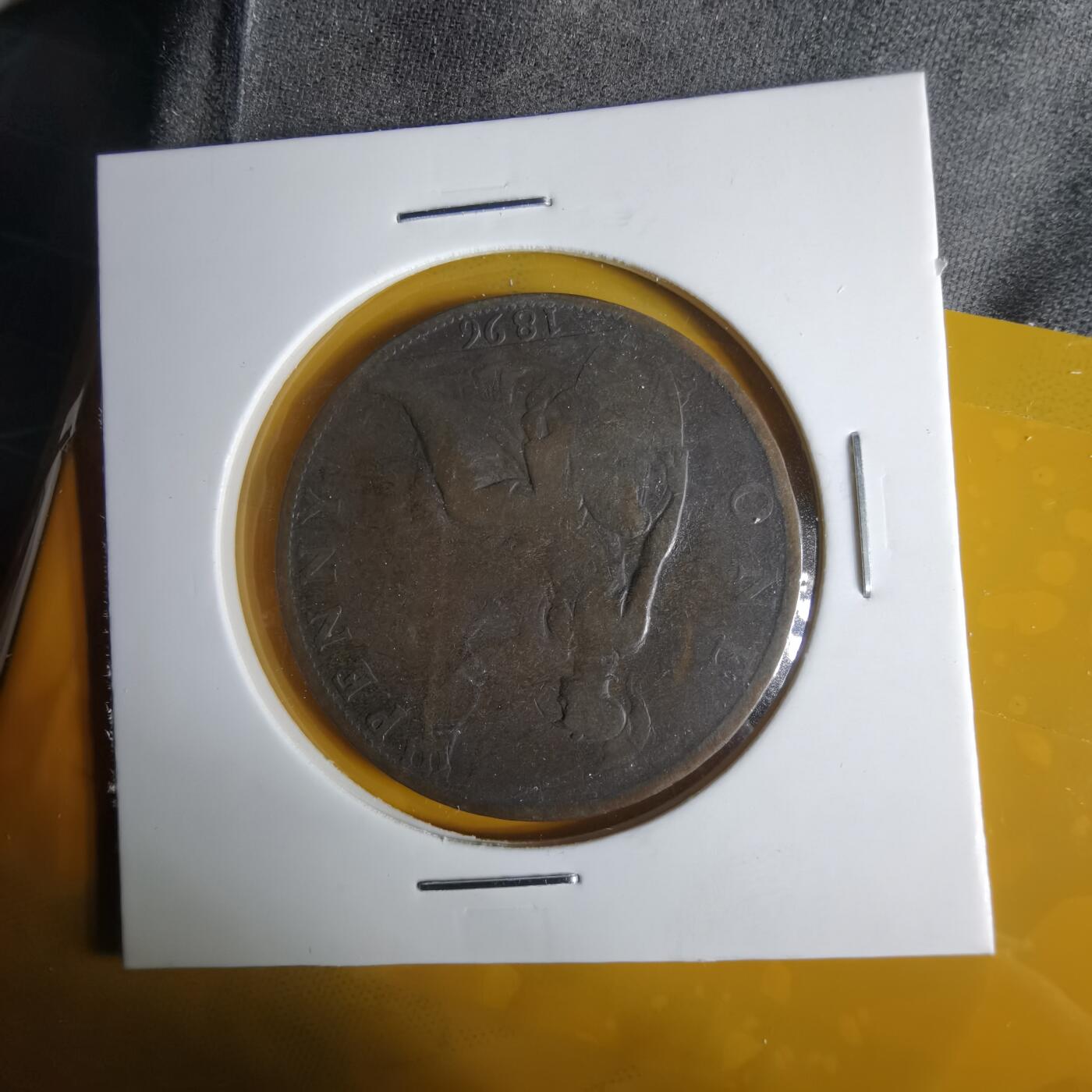 沼泽如烟--第1057场 英国1896年1便士