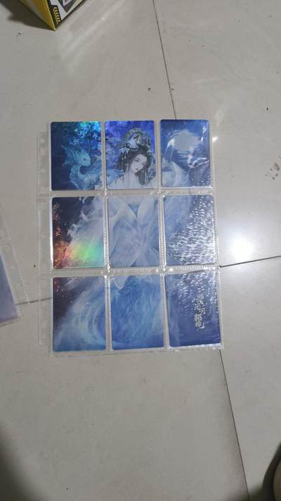 霸总卡牌第七期（低佣金 放心拍 周五23点截拍）持续收拍中～ 趣卡社吴之卷貂蝉 拼图一套