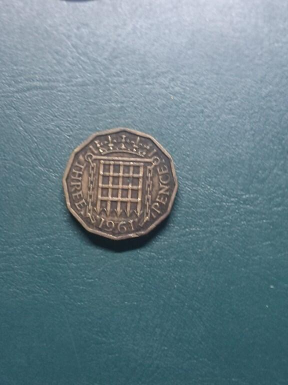 松南世界钱币——260416 英国3便士铜币1