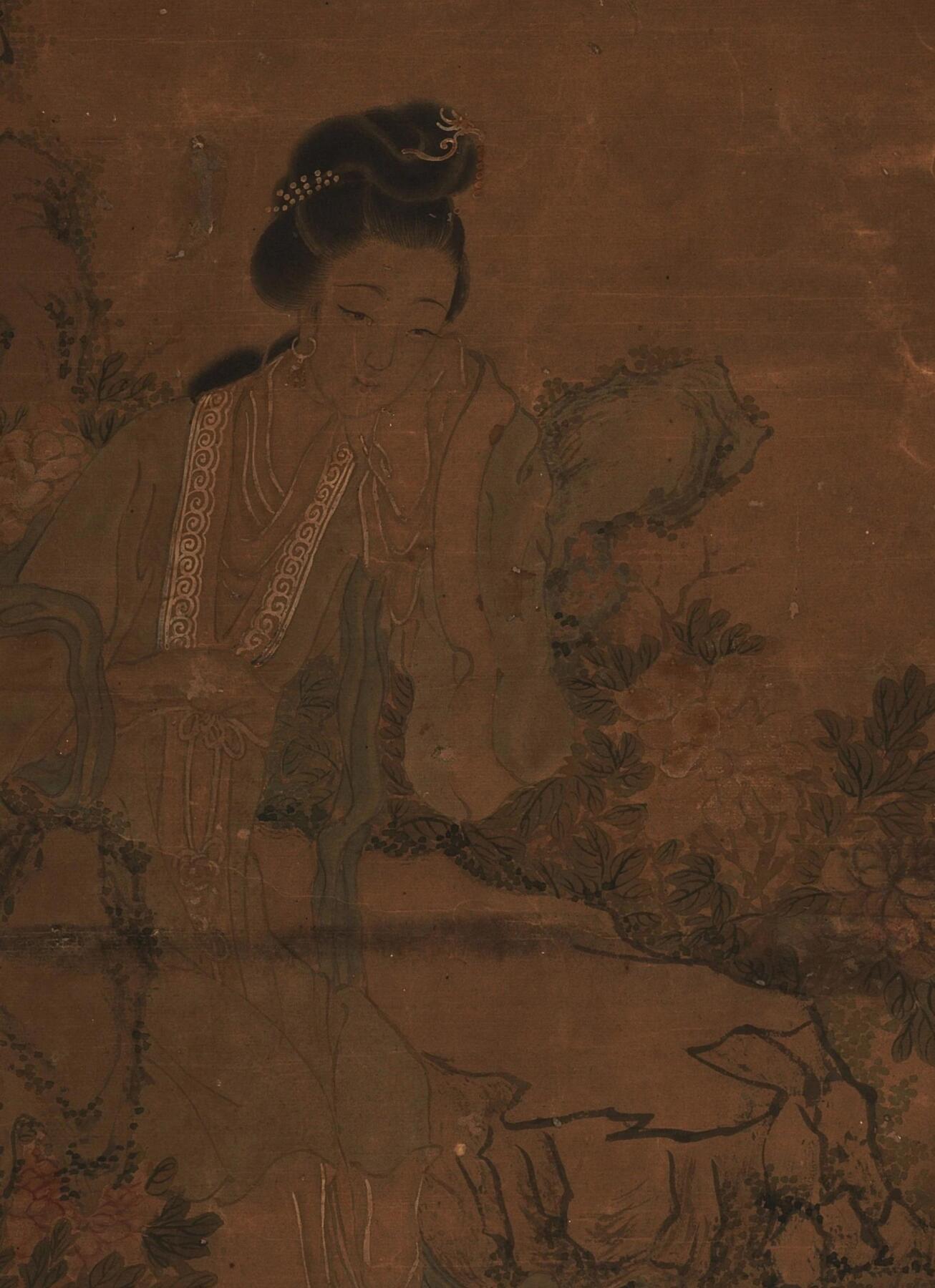 碧月说宝. 近现代书画专场（十） 佚名 赏春图