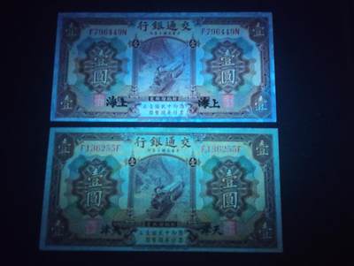 2026四月第三期，总第224期 交通银行1914版壹圆天津地名+上海地名UNC-/UNC