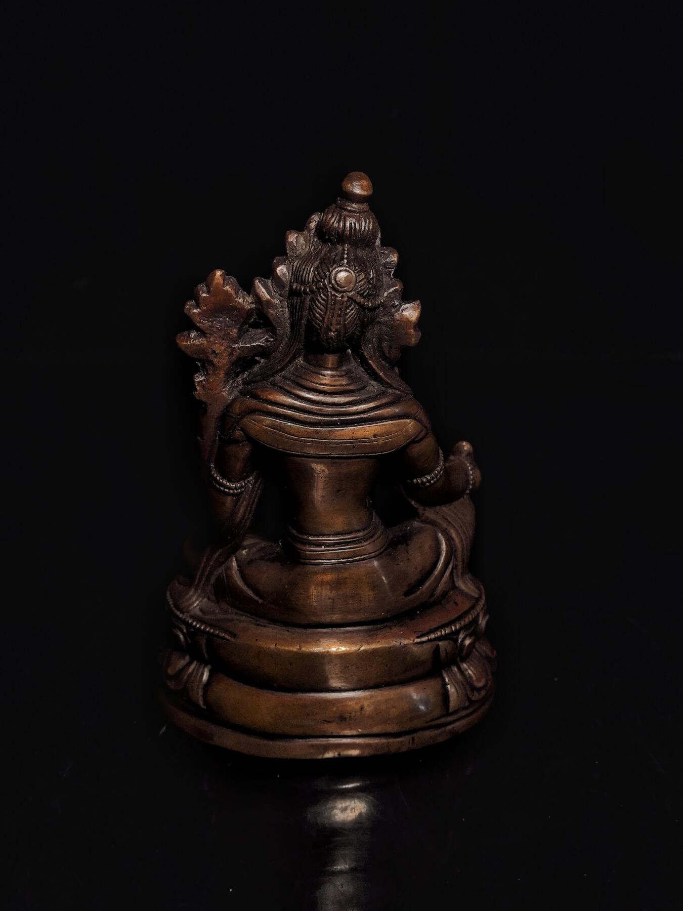 碧月说宝.雪域莲花开（二） 清代 财续佛母佛像