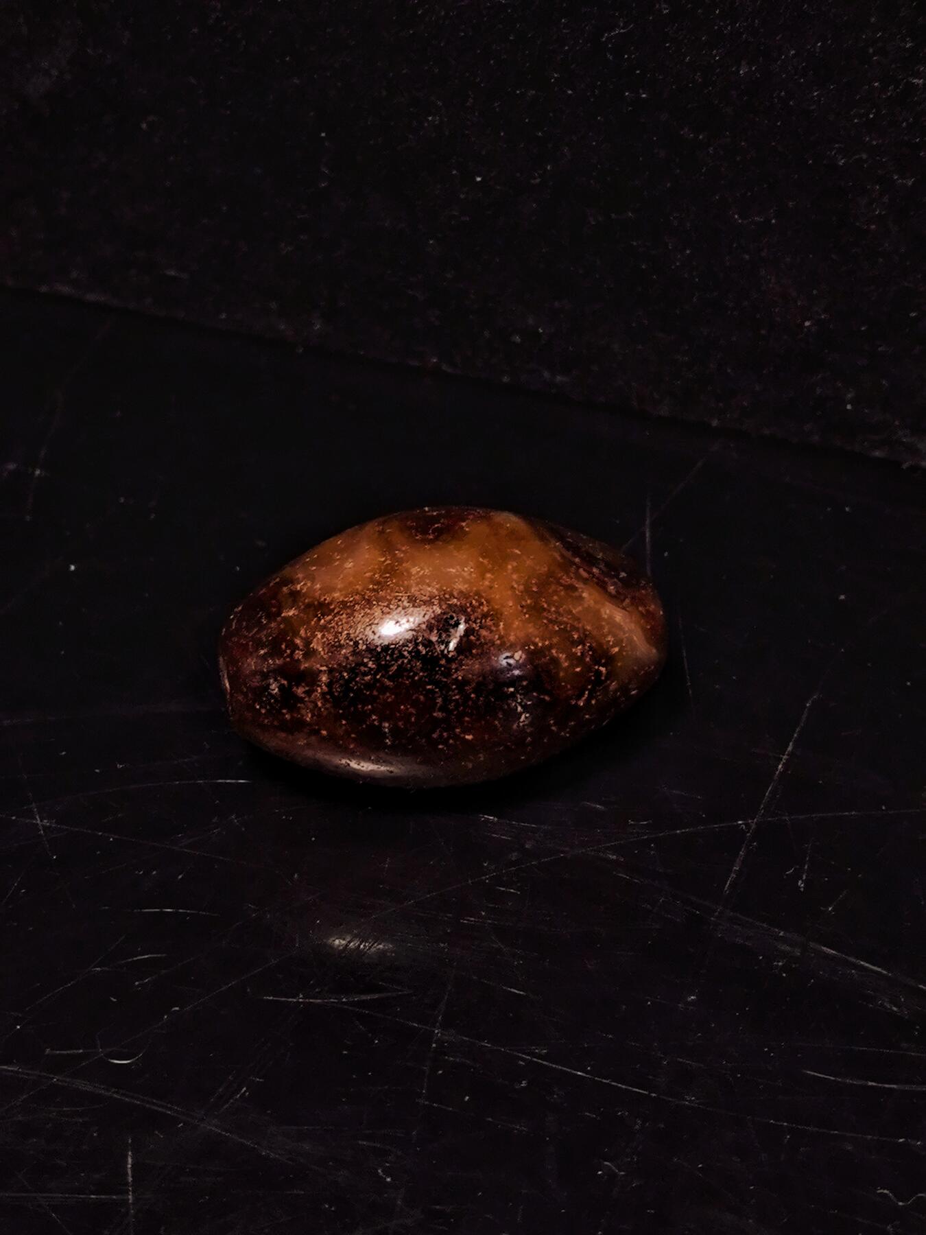 碧月说宝.雪域莲花开（二） 清代 财神眼缠丝玛瑙珠