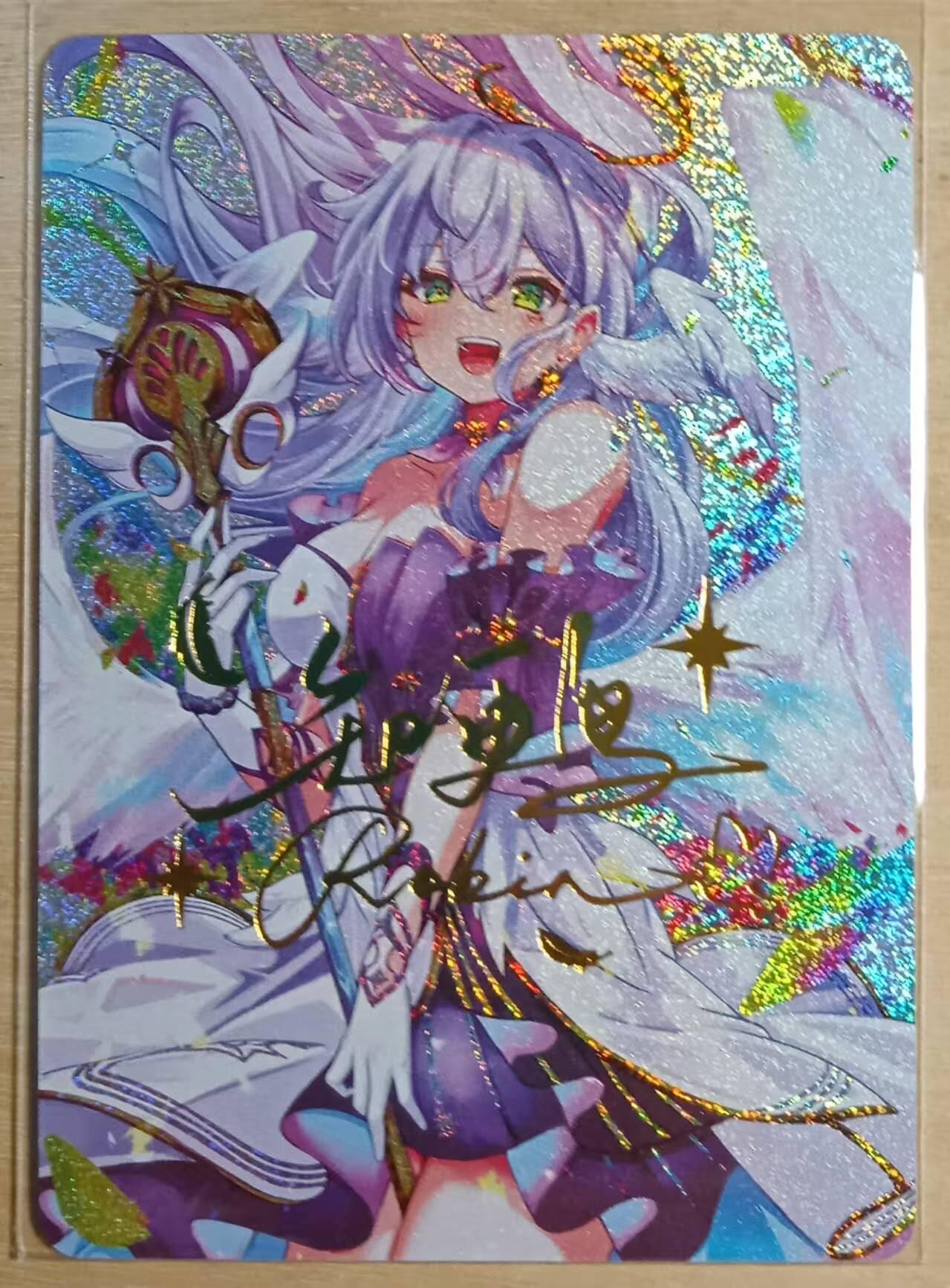 龙虎卡牌-八三场（满200元包邮，无佣金，每周六结拍，欢迎送拍） 小圆点彩闪+签印 星穹铁道 知更鸟