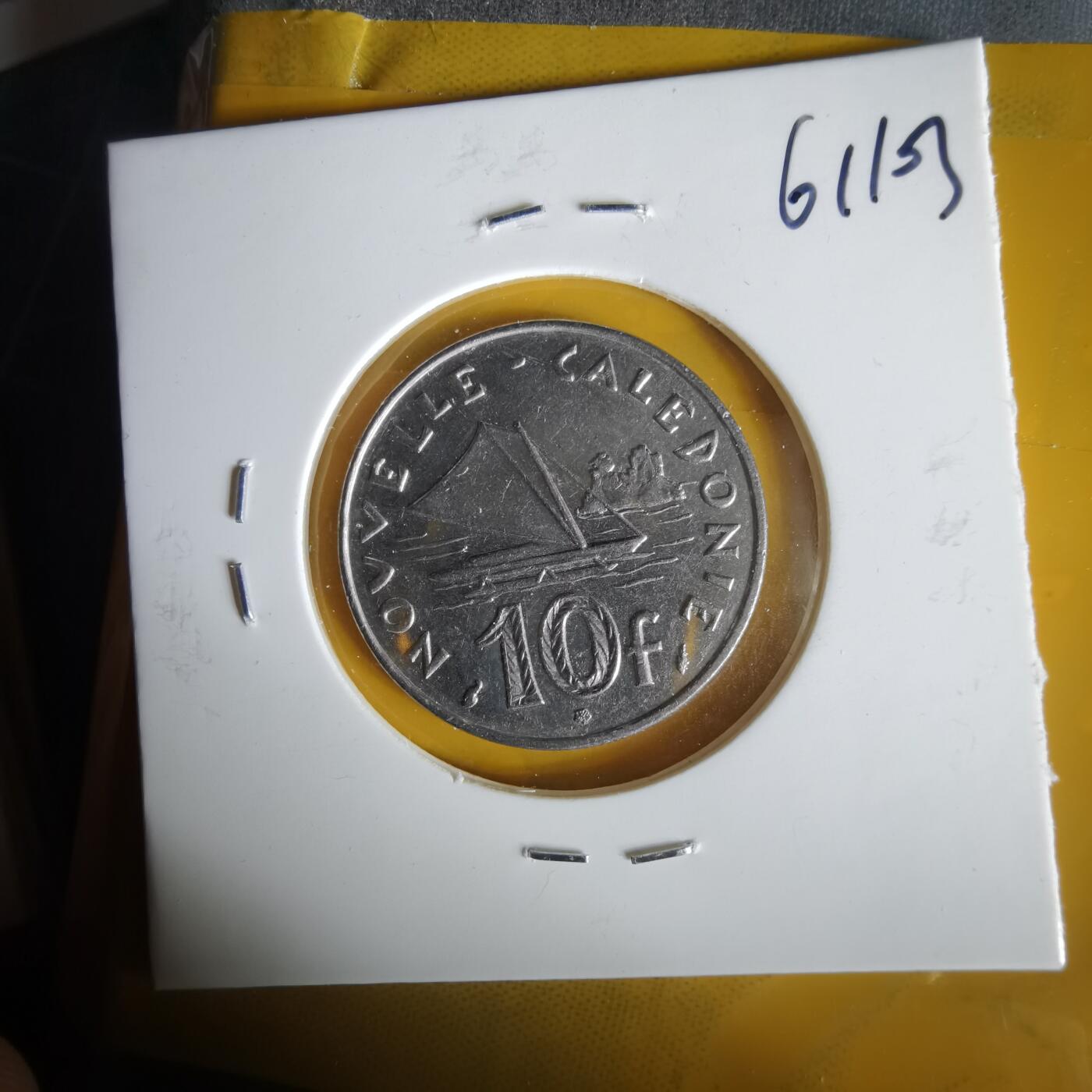 沼泽如烟--第1061场 法属新喀里多尼亚1983年10法郎