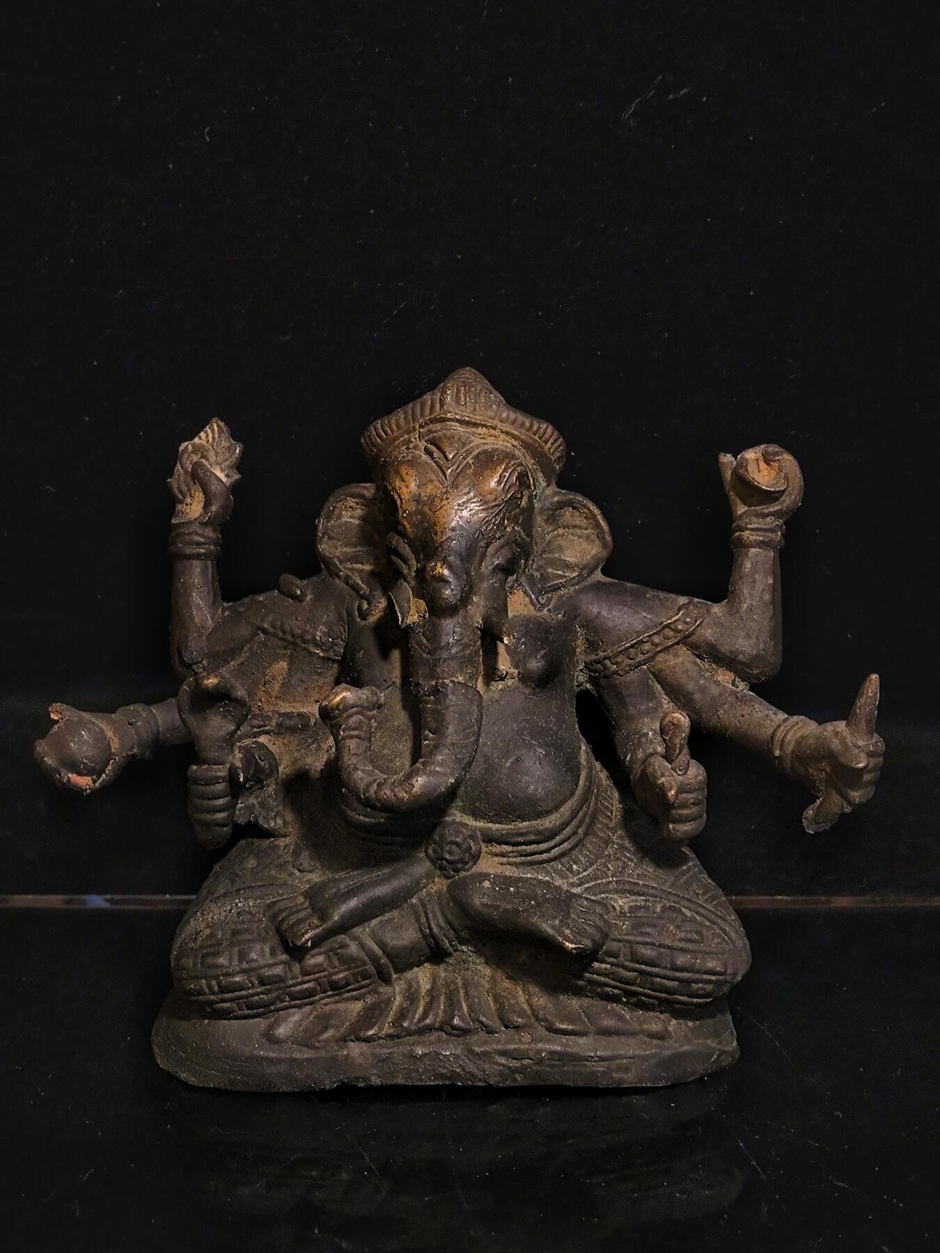 碧月说宝.雪域莲花开（二） 清代 象鼻天财神座像