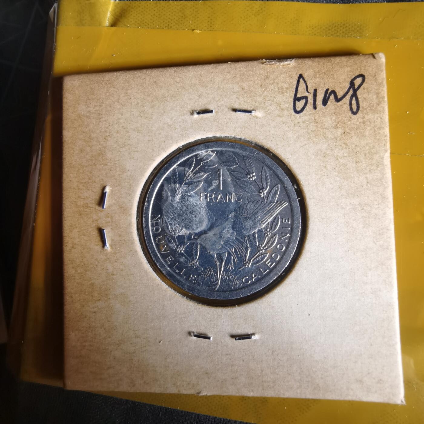 沼泽如烟--第1061场 法属新喀里多尼亚1989年1法郎