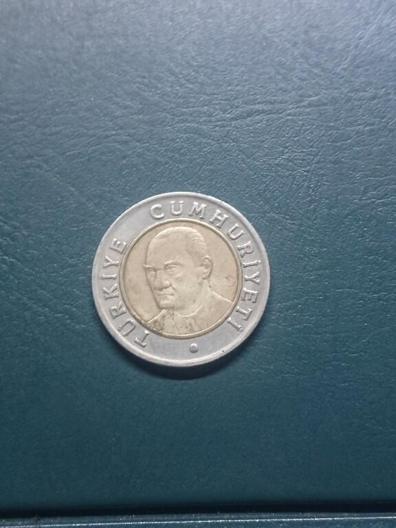 松南世界钱币——260416 土耳其1里拉