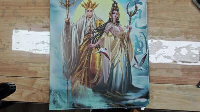 白泽拍卖卡牌手绘专场第35期（问东城春色，正谷雨，牡丹期） 2023 阿毛玩卡 寻梦西游 金边普卡大全套 12组九拼 含项目卡册（视频介绍）