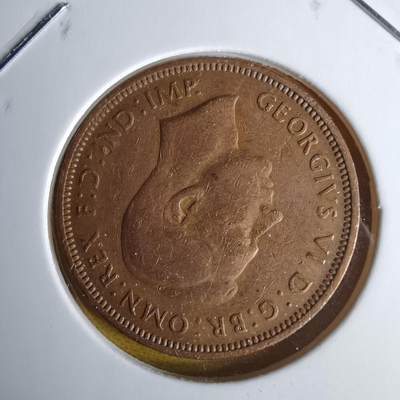 沼泽如烟--第1060场 英国1944年半便士