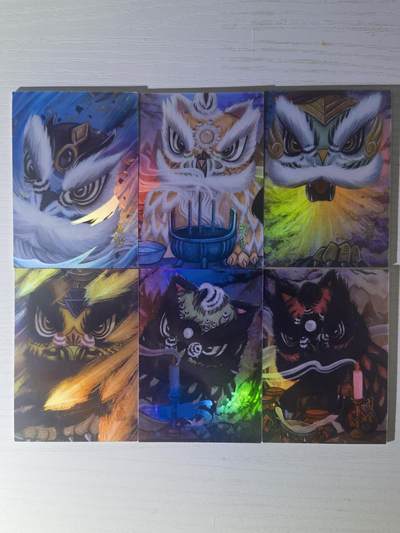 NO.30 好又多金牌大场，每周一站式配齐，方便凑单！（周6晚9点截拍，卖家送拍0抽成！） - 香山文创 醒狮三国 一皇五虎 黄诗雨 肤感彩闪卡 五虎+刘备 狮面6张