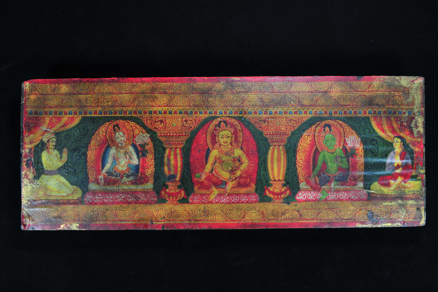 碧月说宝.雪域莲花开（二） 清代 五方佛经书板