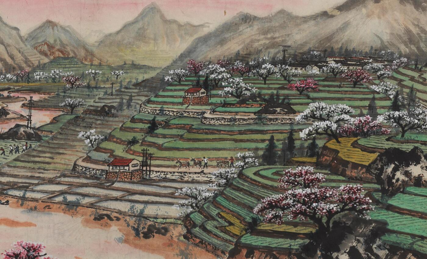 碧月说宝. 近现代书画专场（十） 周怀民 春到大地山河美